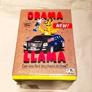 NIB Obama Llama Rhyming Party Game